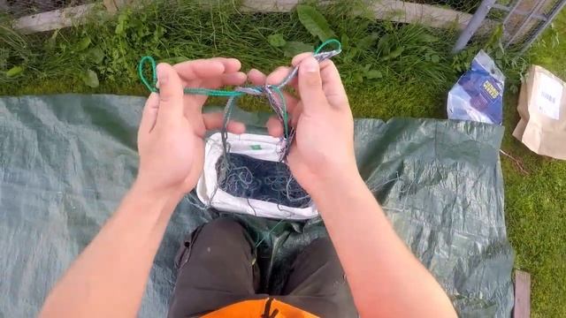 Распаковка новой сети/Как набрать сеть для рыбалки одному?/Как поставить сеть одному на озере смотреть онлайн