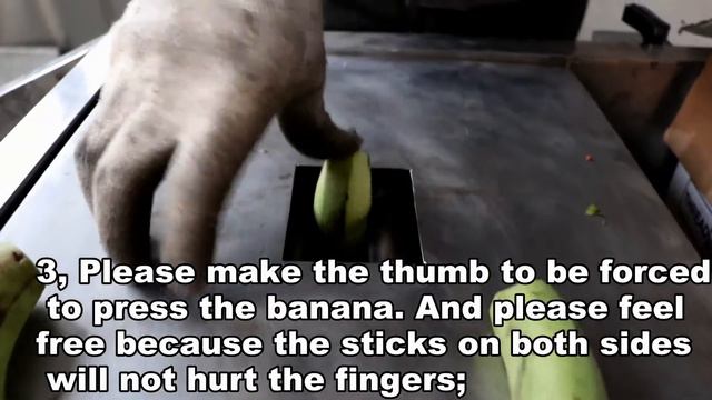 how to put green banana into peeling machine смотреть онлайн
