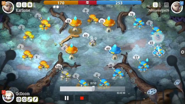 Mushroom Wars/Война Грибов бой Kar Lione смотреть онлайн