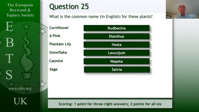 EBTS UK Quiz Answers смотреть онлайн