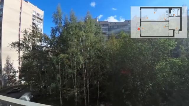 Аренда квартиры в Санкт-Петербурге. 1-к кв, 51 м², Северный пр., д. 26к2, Выборгский р-н смотреть онлайн