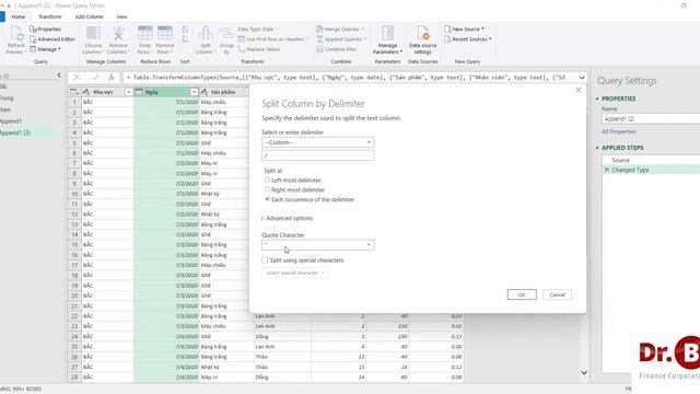 Split column trong power query смотреть онлайн