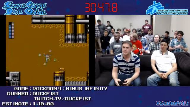Rockman 4 Minus Infinity (Any%) by Duckfist in 1:00:43 - SGDQ 2013 смотреть онлайн
