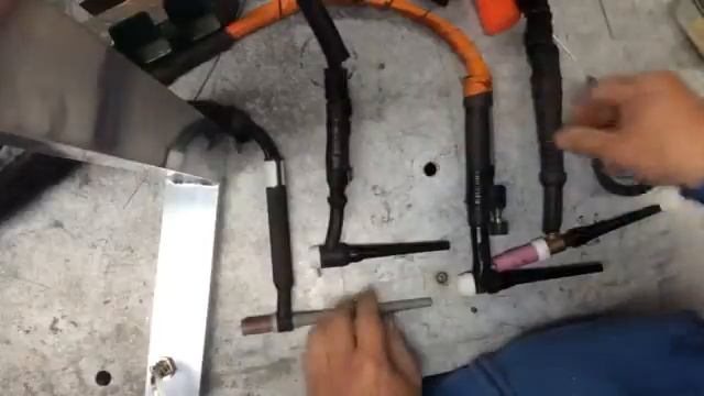 Modify air tig torch to be skinny and manual water cool poor mans solution смотреть онлайн