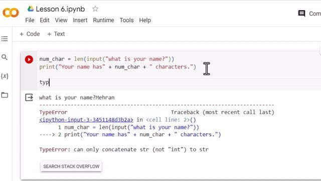 Python Tutorial, Mastering Data Types: Type Error, Type Checking, & Interactive Coding Exercises смотреть онлайн