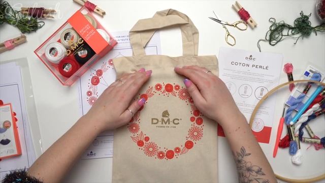 How to Use Cotton Perlé Embroidery Thread | NEW DMC UNBOXING! смотреть онлайн