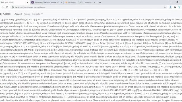 #php bdarija ecommerce website from scratch part 4 (adding models + display products in homepage) смотреть онлайн