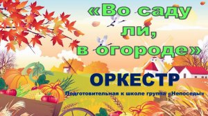 Оркестр гр. НЕПОСЕДЫ октябрь 2023 г. Во саду ли в огороде