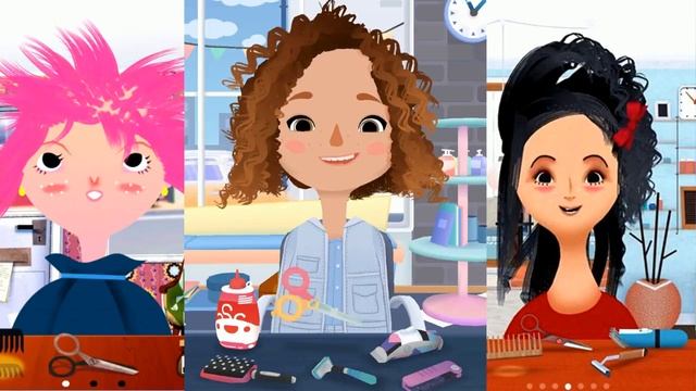 Toca Hair Salon 3/Салон Парикмахерская.Стриги и Брейся как Хочешь.Мультик Игра Toca Boca смотреть онлайн