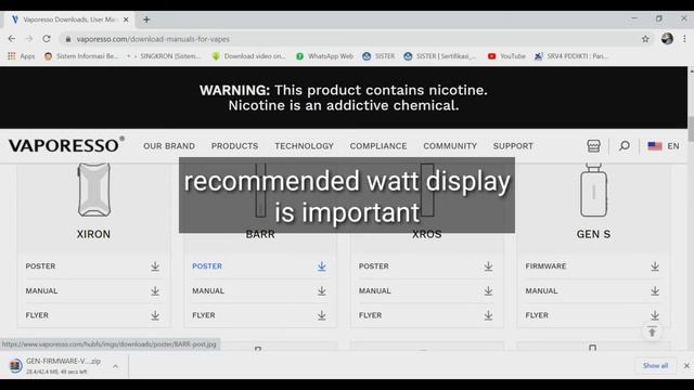 Tutorial Upgrade Firmware Vaporesso Gen (muncul Best Watt)