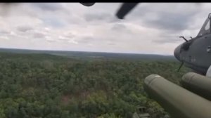 #Архив. Уход Ка-52 сразу от двух ракет ПЗРК. Лето 2022/Departure of the Ka-52 from two missiles