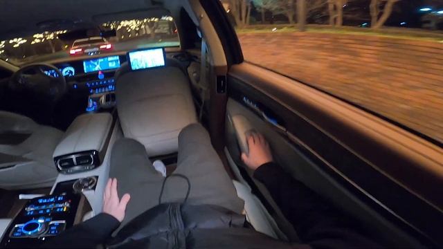 Genesis G90 5.0 HTRAC VIP POV NIGHTDRIVE BY NIGHTDRIVE & MUSIC