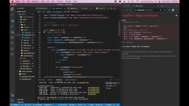 MERN Authentication Tutorial #3: The Integration смотреть онлайн