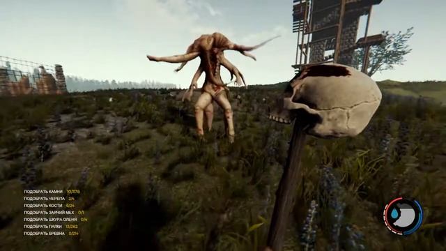 The Forest Завалил МУТАНТА за две минуты дубиной смотреть онлайн