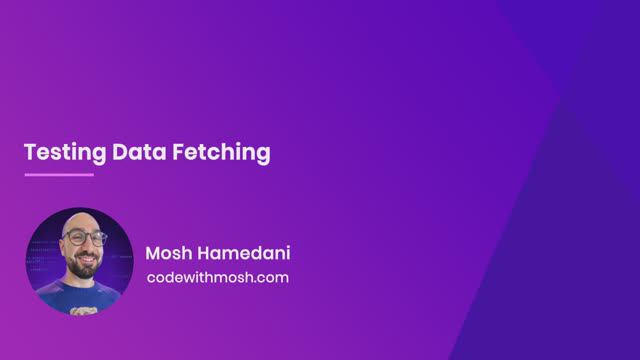 29. Testing Data Fetching смотреть онлайн