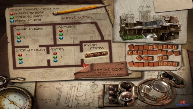 Mortimer Beckett and the Secrets of Spooky Manor STAGE 6 (West Wing) INDIAN ROOM 6 of 6 смотреть онлайн