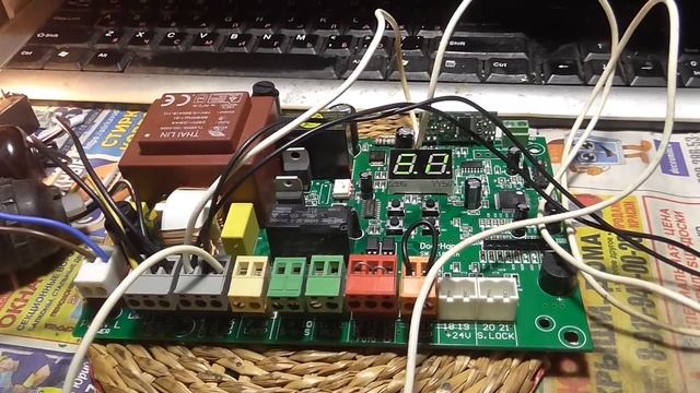 Ворота DoorHan. Ремонт платы управления. смотреть онлайн
