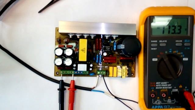 Первое включение ИИП на IR2161 (часть 1) смотреть онлайн