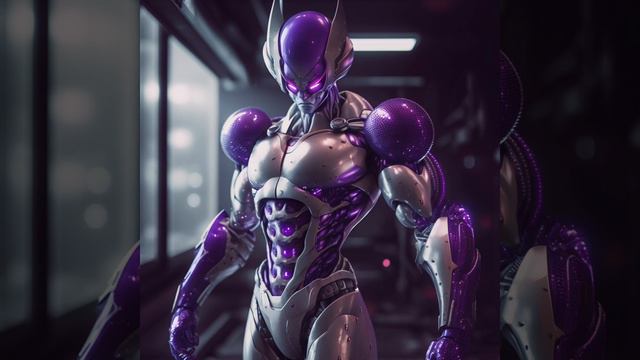Characters Dragon Ball as cyberpunk 2077. смотреть онлайн