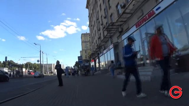 Речной вокзал, через Сокол в центр, на электросамокате ч.1 смотреть онлайн