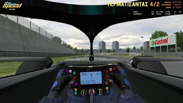 LFS Blackwood GP Track 59.39 sec. with FORMULA RC11. смотреть онлайн