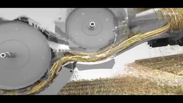 7: Cosechadora con sistema de trilla convencional y separacion axial. смотреть онлайн