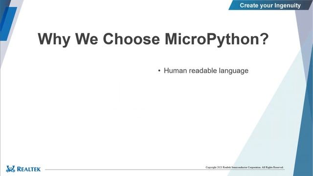 Introduction to Ameba MicroPython SDK смотреть онлайн