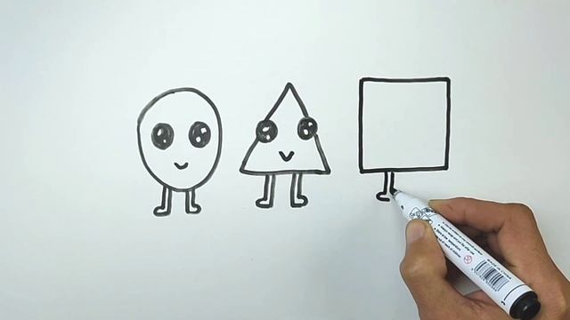 Bolalar uchun shakllar rasm chizish | Рисование фигур для детей | Drawing shapes for children смотреть онлайн