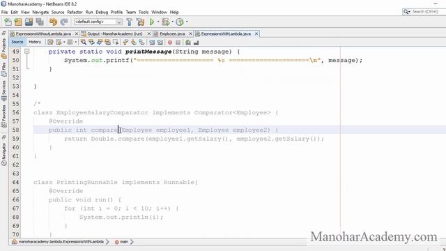 Java Lambda Expressions (manohar academy) смотреть онлайн