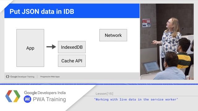 Working with live data in the service worker - PWA #15 смотреть онлайн