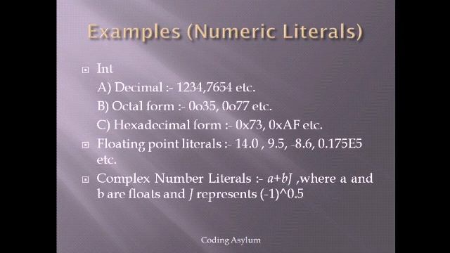 Literals | Tokens in Python | in Hindi | Python Basics-I | Types of Literals in Python смотреть онлайн