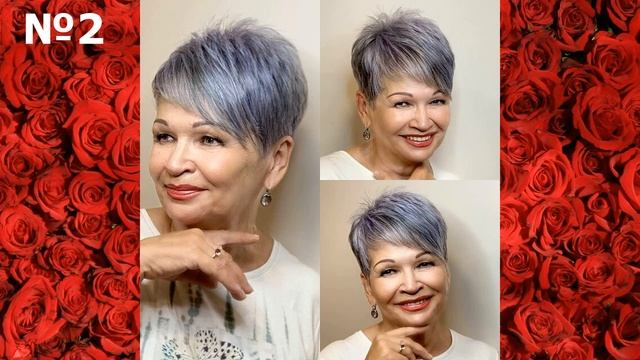 Стрижка ПИКСИ в пепельном оттенке на женщинах разного возраста в 2021 году. смотреть онлайн