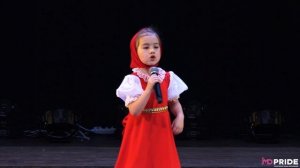 Песня «Пошла Маша во лесок». Конкурс «Народные истоки». Москва. Исполняет Анастасия Баева (5 лет)