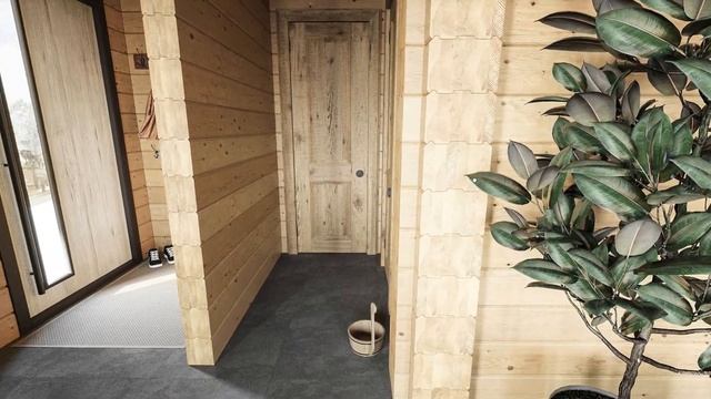 3D визуализация Бани в 3Dmax