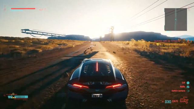 Cyberpunk 2077 trying to jump canyon with Caliburn смотреть онлайн