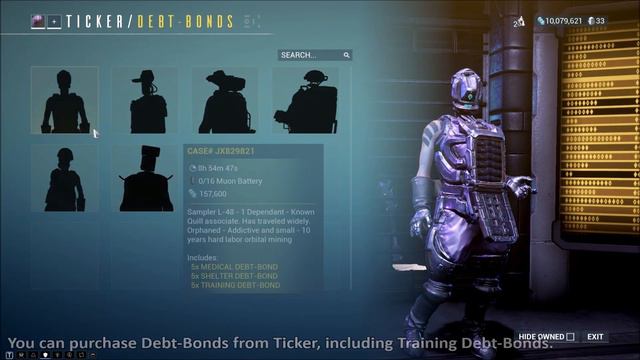 Warframe how to get Training Dept-Bonds (and other Debt-Bonds) смотреть онлайн