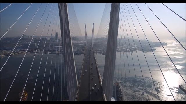 Золотой мост с квадрокоптера смотреть онлайн