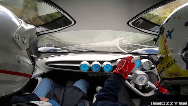 2  X De Tomaso P72 Prototypes Howling On Bernina Pass: V12 Sound, Crackles & Demo Run OnBoard!