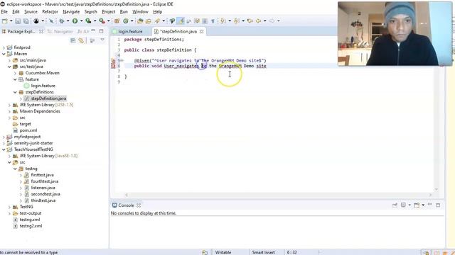 Sample Step Definition File Cucumber смотреть онлайн