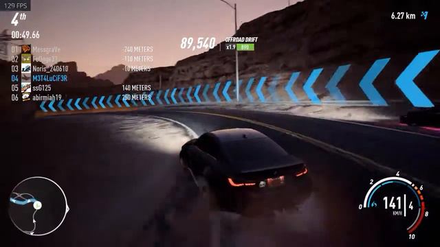Need for Speed Payback - BMW M4 GTS multiplayer gameplay смотреть онлайн
