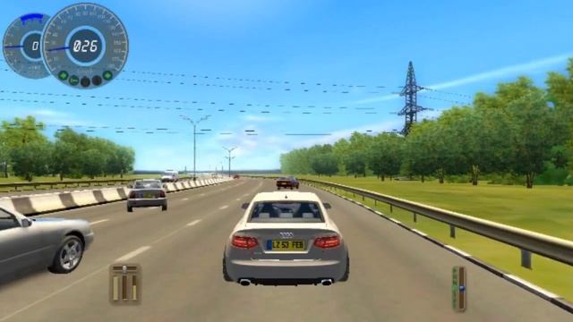 Test Speed no Audi RS6 - City Car Driving смотреть онлайн