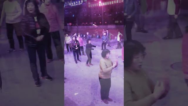Chinese Old Women Dancing In Street | Taian Shandong China | #dance #chinesedance #fun