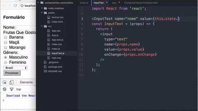 0007-13 React: Componentes Controlados [InputText] смотреть онлайн