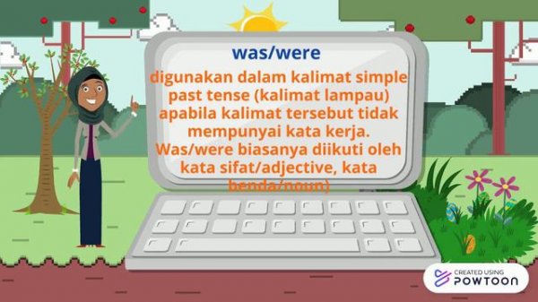 English for Elementary School Past Verb (was/were)