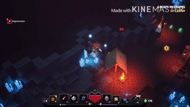 Minecraft dungeons: I defeated the redstone golem смотреть онлайн