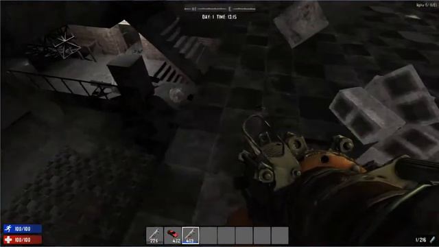 Разрушаем фабрику в игре 7 Days to Die смотреть онлайн