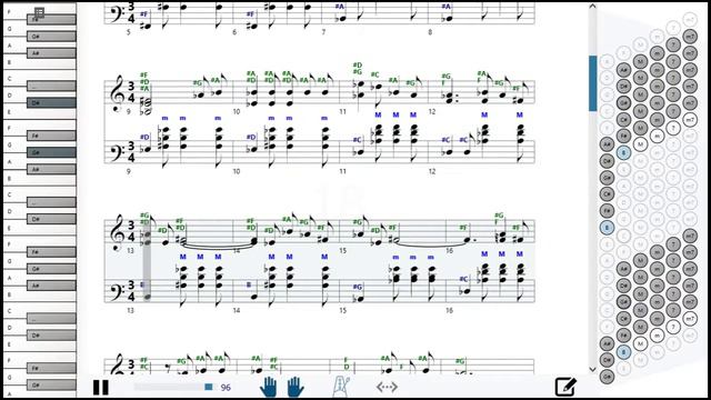 Как играть на аккордеоне History (One Direction) | How to play on accordion | SMT Pro смотреть онлайн