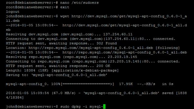 Let's Talk Tech Episode 2 - Installing a MySQL Database Server to Debian смотреть онлайн
