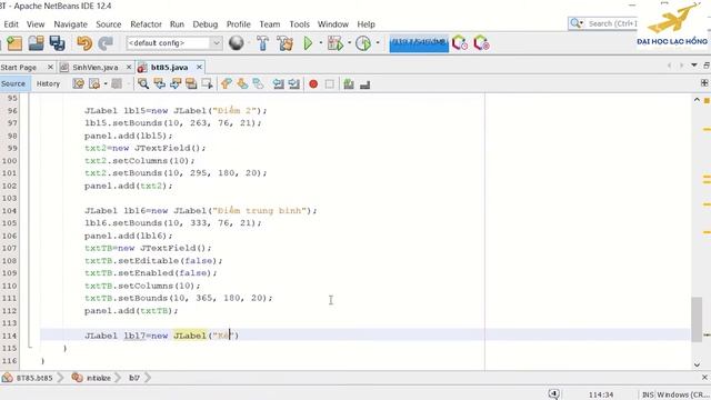 Java GUI - App Quản lý sinh viên смотреть онлайн