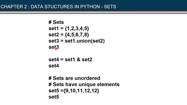 19 SETS IN PYTHON смотреть онлайн